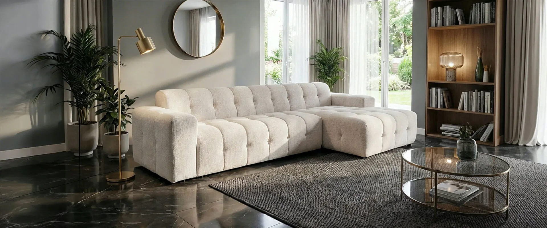 Ecksofas für Handel & Projektgeschäft