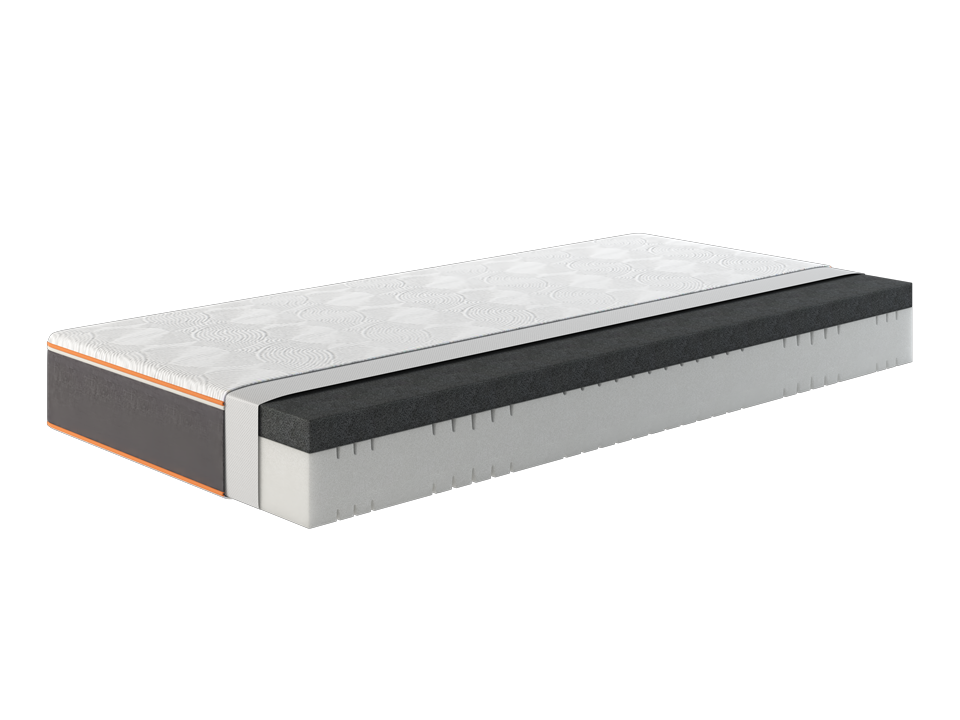 Zweilagige Wendematratze mit 2x Härtegraden
